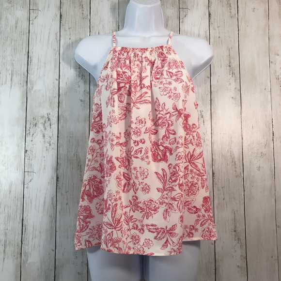 1. State Tops - 1.State Floral Sleeveless Blouse Small